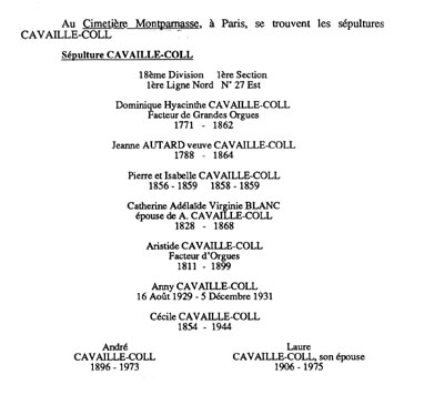 s&eacute;pulture de Montparnasse