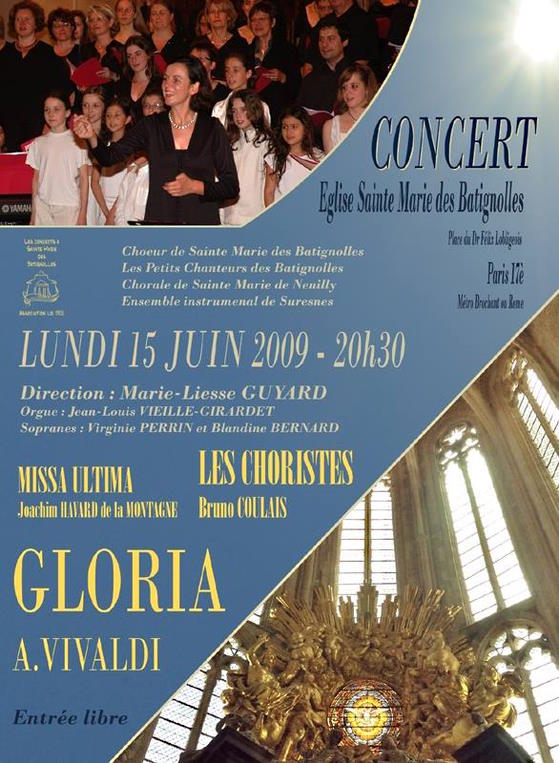 Concert à Ste-Marie-des-Batignolles