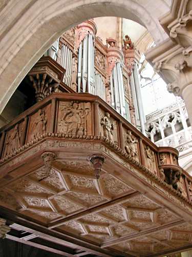 L'orgue de la Collgiale Notre-Dame du Grand-Andely - Photo © Marie-France Chatelais