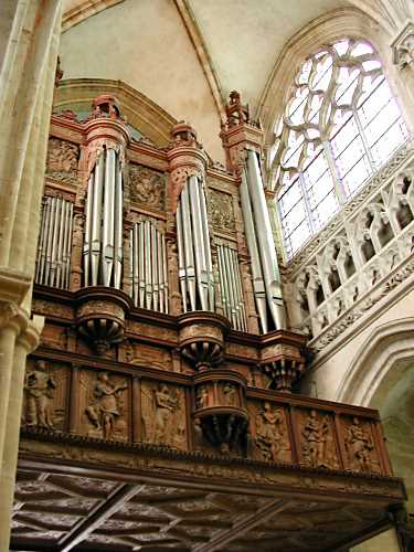 L'orgue de la Collgiale Notre-Dame du Grand-Andely - Photo © Marie-France Chatelais