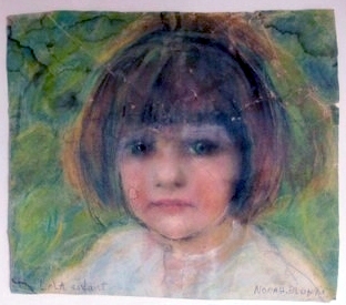 Lola Bluhm, portrait par sa mère Norah Bluhm-Farman