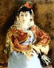 milie Ambre, par Manet (muse de Philadelphie)