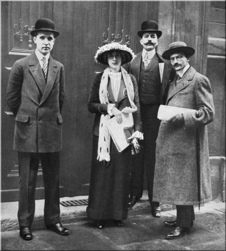  Claude Delvincourt, Lili Boulanger, Marc Delmas et Edouard Mignan.