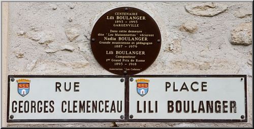 Plaque commmoratrice, maison de campagne de la famille Boulanger