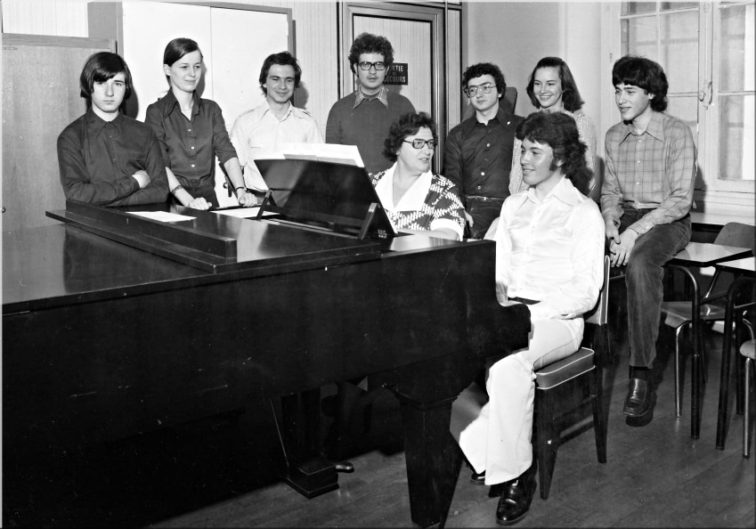 1977-1978, classe de Madame Jeanine Rueff (harmonie)
