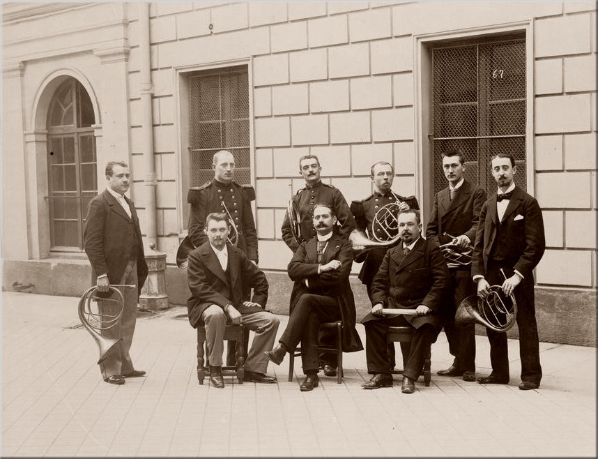 Conservatoire de Paris, 1895, classe de cor de François Brémond.
