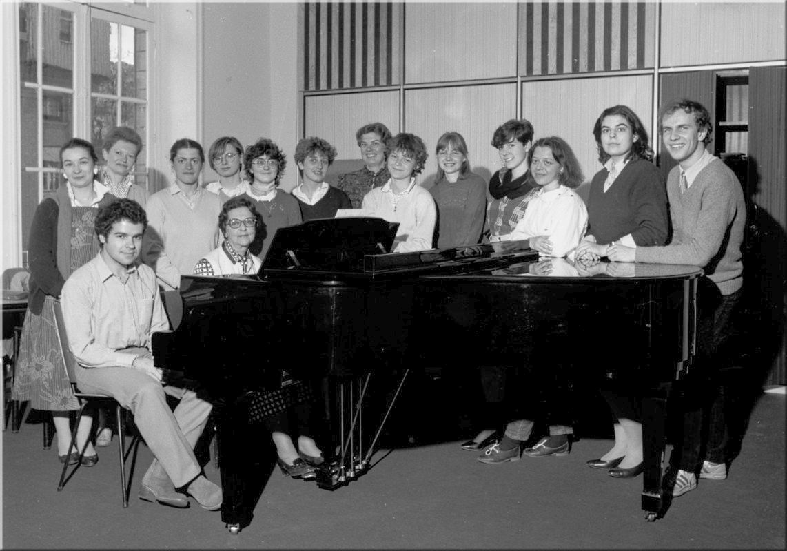 1983-84, classe de pédagogie et formation musicale d’Odette Gartenlaub.
