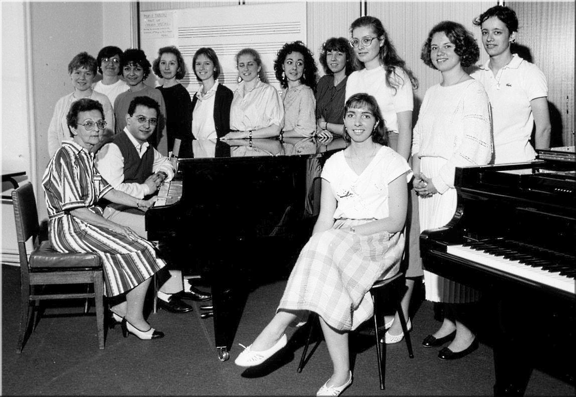 1986-87, classe de pédagogie et formation musicale d’Odette Gartenlaub.