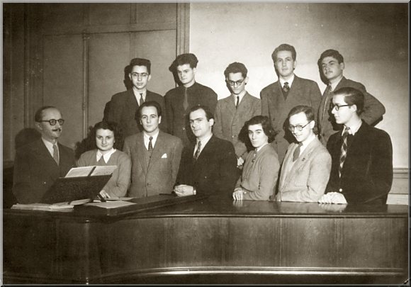 Classe d'harmonie, Jacques de La Presle, 1950