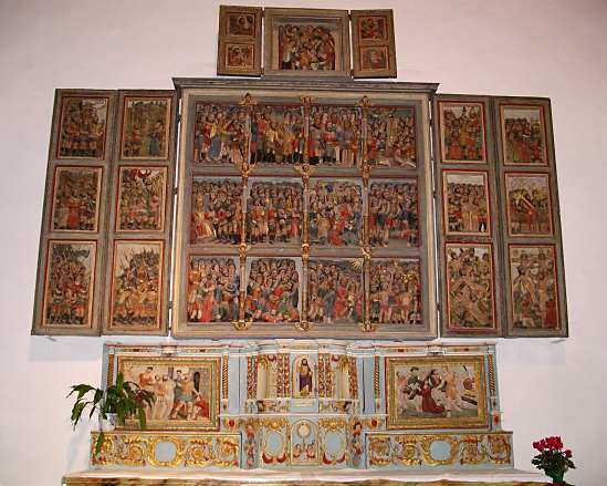 glise St-Pierre, Crozon, retable