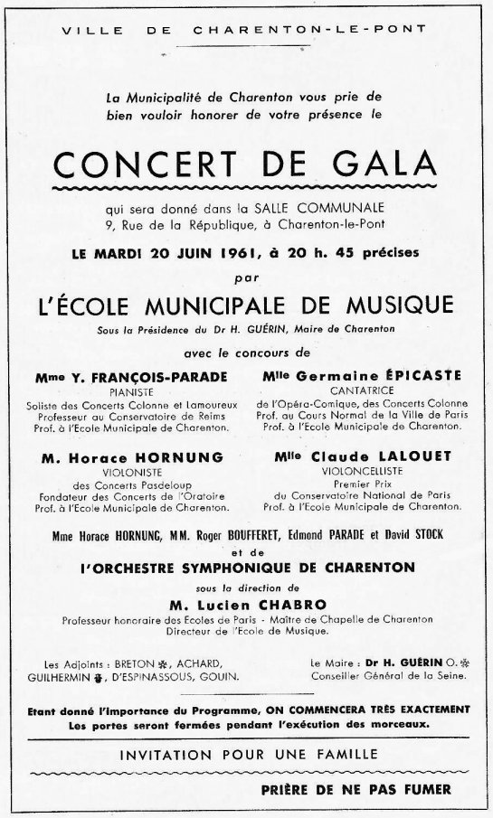 Concert  Charenton (Lucien Chabro)