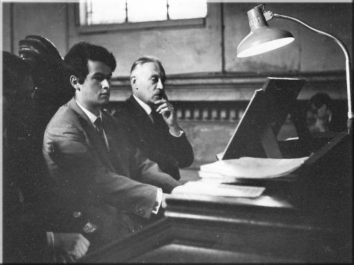 Une classe d'orgue d'Édouard Souberbielle à l'Institut grégorien, années 1960