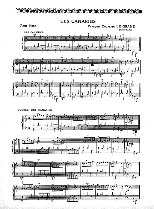 Couperin: Les Canaries