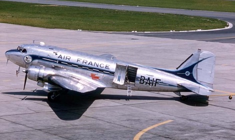 DC-3 en service cehz Air-France de 1946  1959.