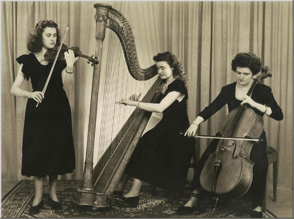 Ghislaine, Sybille et Gisle Demonceau