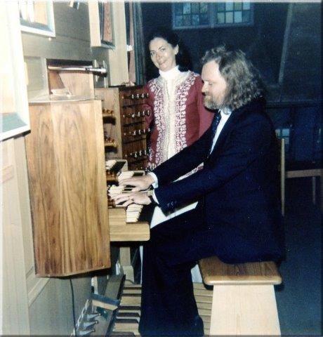 Elisa et Germain Desbonnet en concert  Hllegors (Sude), 20 septembre 1981