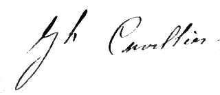 Signature de J. Cuvillier