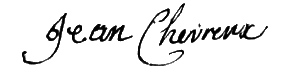 Signature de Chevreux