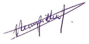 Signature d'Henry Filleul