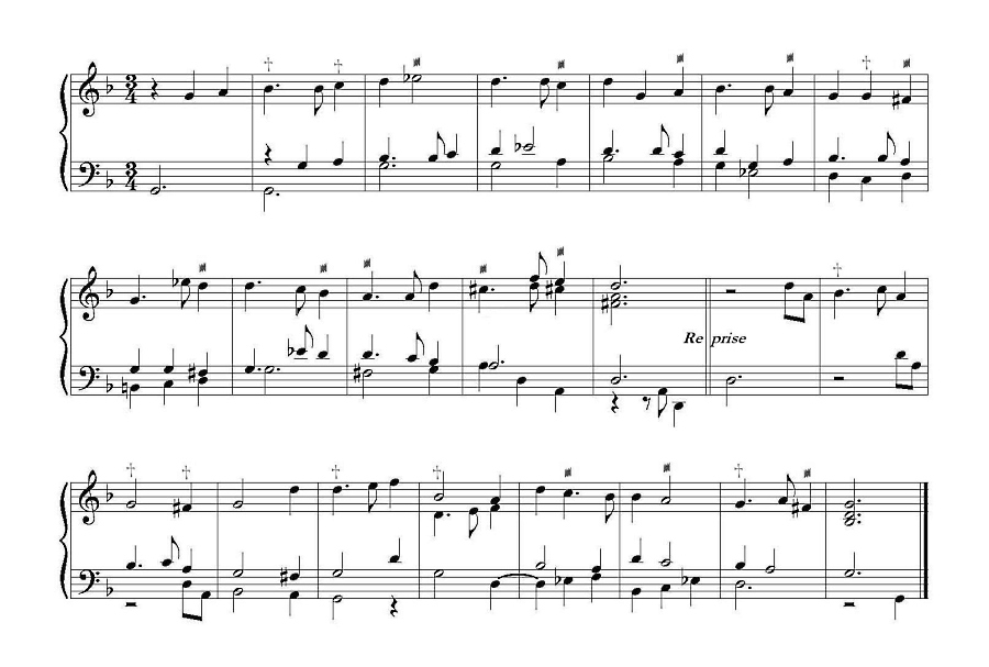 Gigue de Jacques Champion de Chambonnires