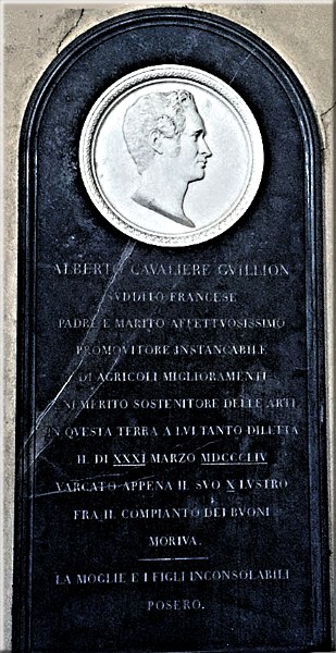 Pierre tombale d'Albert Guillion
