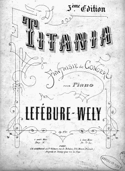 Alfred Lefébure-Wély : Tatiana