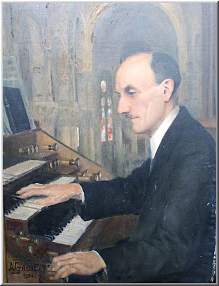 Charles Magin, peint par  A. Guidat, 1930.