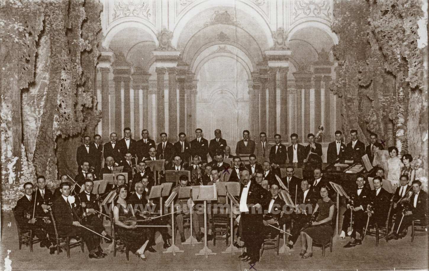 Orchestre du Thtre d'Oran (Algrie) vers 1925