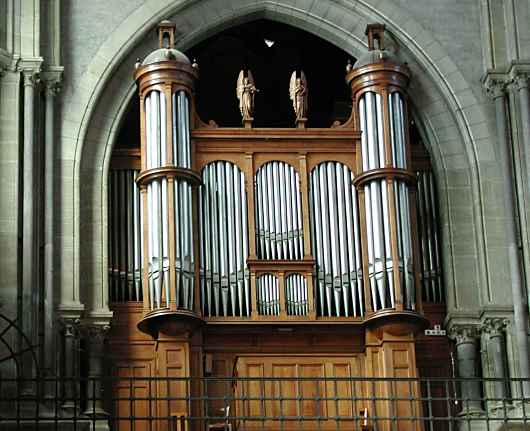 Orgue Merklin, cathédrale de Moulins - Photo © Marie-France Chatelais