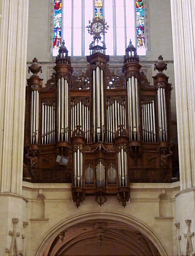 Le grand orgue de la cathédrale de Nantes en 2005 (photo Pascale Winkel)