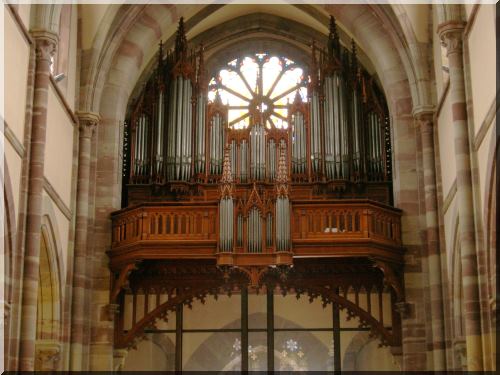 Obernai : glise des Saint Pierre et Saint Paul, orgue Joseph Merklin, 1882