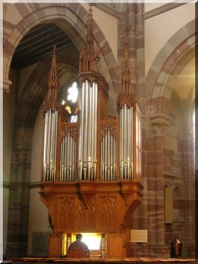 Obernai : église des Saint Pierre et Saint Paul, orgue Joseph Merklin, 1882