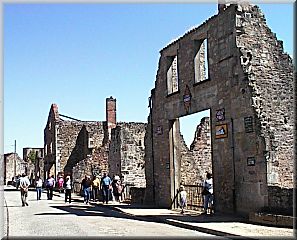 Oradour-sur-Glane - Les ruines du village - Photo Michel Baron