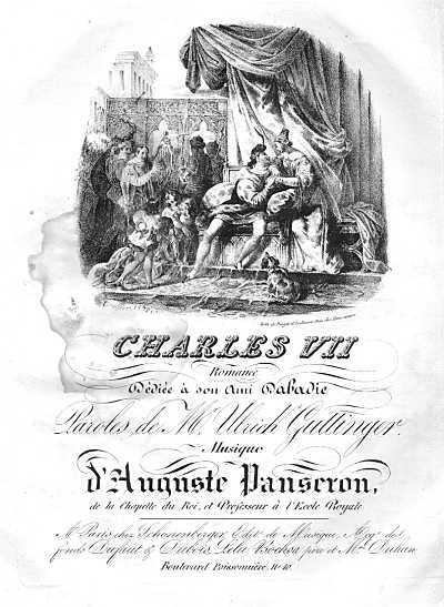 Charles VI, romance d'Auguste Panseron