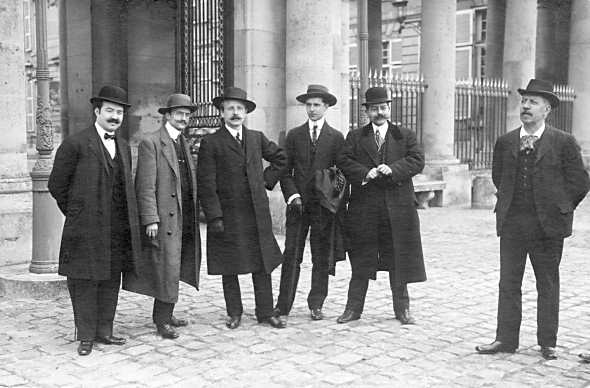 Les cinq candidats du Prix de Rome 1911