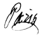 Signature de Franois Paris