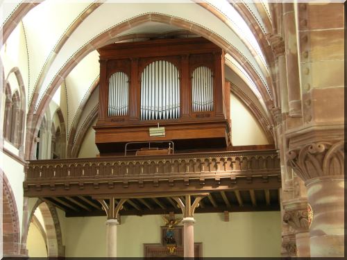 Pfaffenheim : glise paroissiale Saint Martin, orgue Schwenkedel, 1933