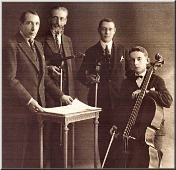 Quatuor Le Feuve, vers 1926