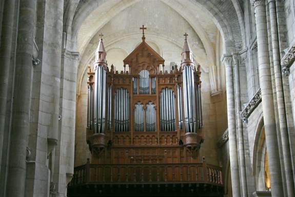 Collgiale Notre-Dame de l'Assomption (MH), Poissy (Yvelines) - Orgue Charles Mutin - Photo © Marie-France Chatelais