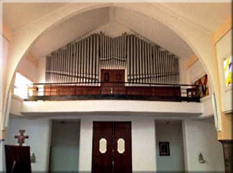 Rabat, faade de l’ancien orgue de l’glise Saint-Franois d’Assise.