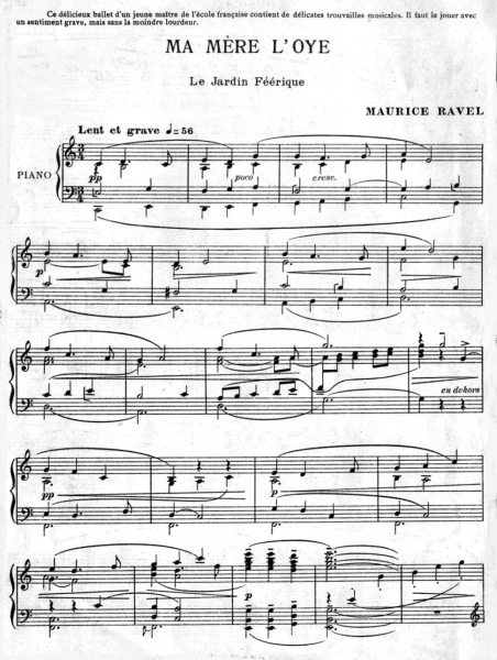 Ravel: Le Jardin Féerique (Ma Mère l'Oye)