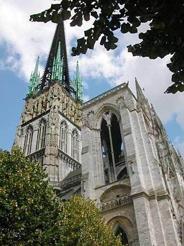 Cathdrale de Rouen - Photo © Jean-Ren Phelippeau, 2003.