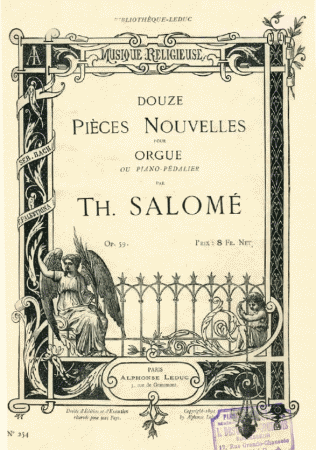 Salom : 12 pices nouvelles pour orgue