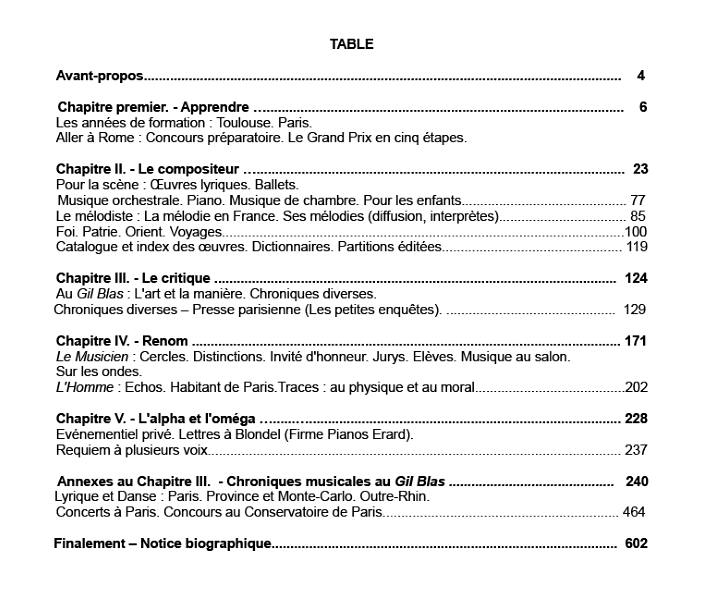 Gaston Salvayre, le Verdi de Toulouse (table)