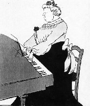 Caricature de Blanche Selva