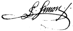 Signature de Franois Simon