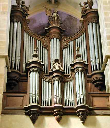 Orgue Clicquot, abbaye de Souvigny - Photo © Marie-France Chatelais