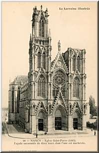 Nancy, glise Saint-Pierre construite en 1885