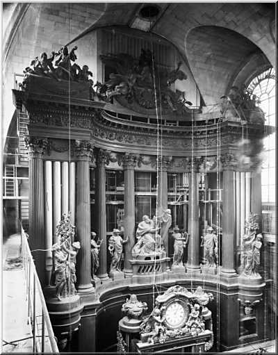 Grand orgue de Saint-Sulpice, travaux en cours par Charles Mutin, 1920