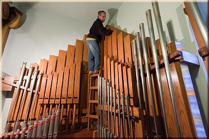 Section venant de l'orgue de Saint-Laurent